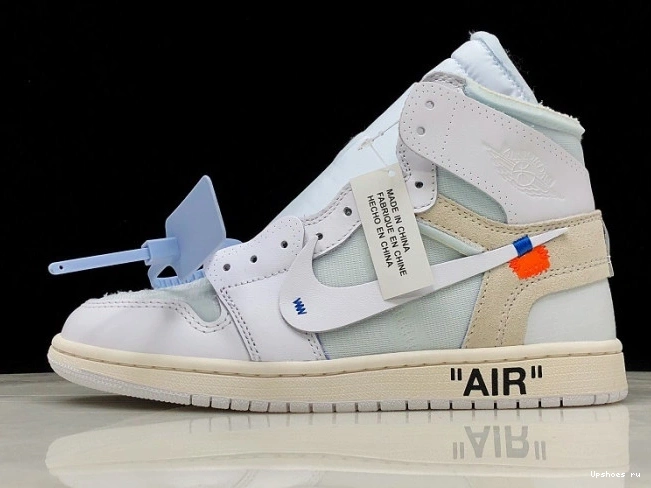  White High Air Jordan O-W AQ0818-100 Retro 1 0331